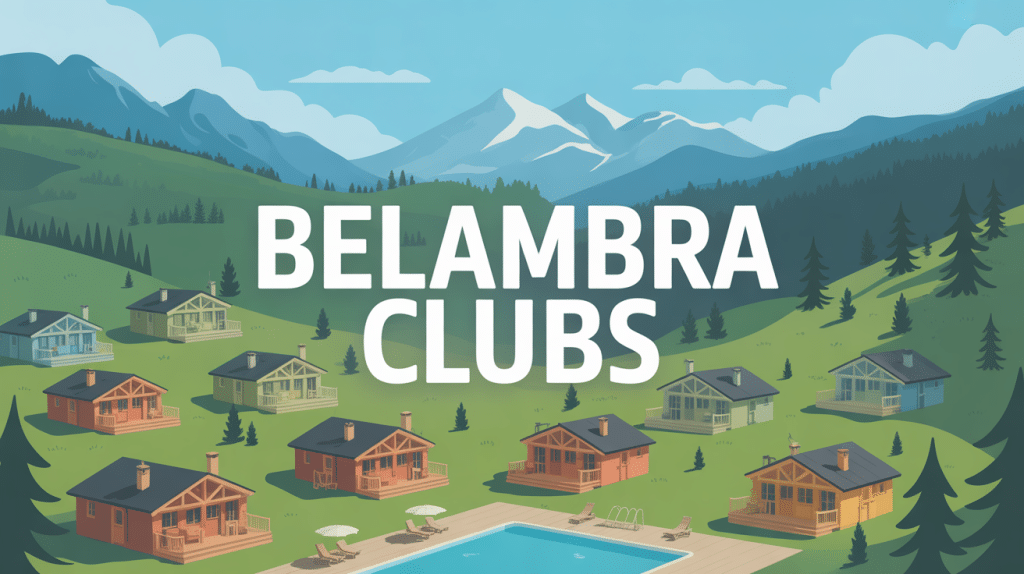vue aerienne belambra clubs village vacances chalets couleurs piscine
