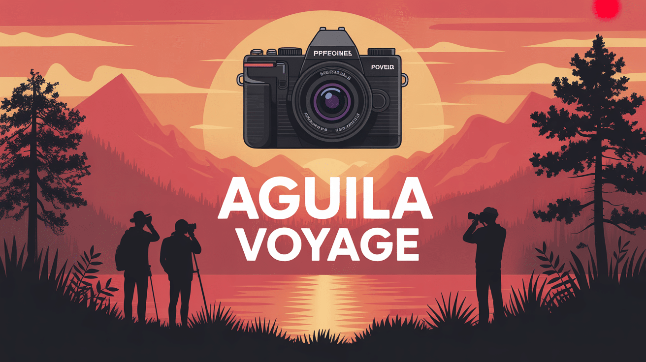 Voyage photographique Aguila avec appareil et paysages