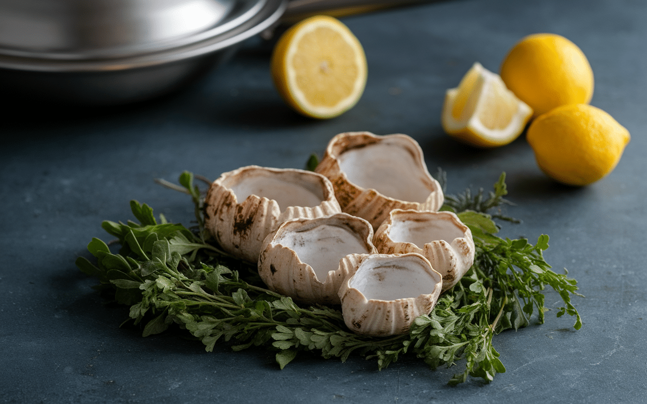 Coquilles St Jacques fraîches ustensiles cuisine