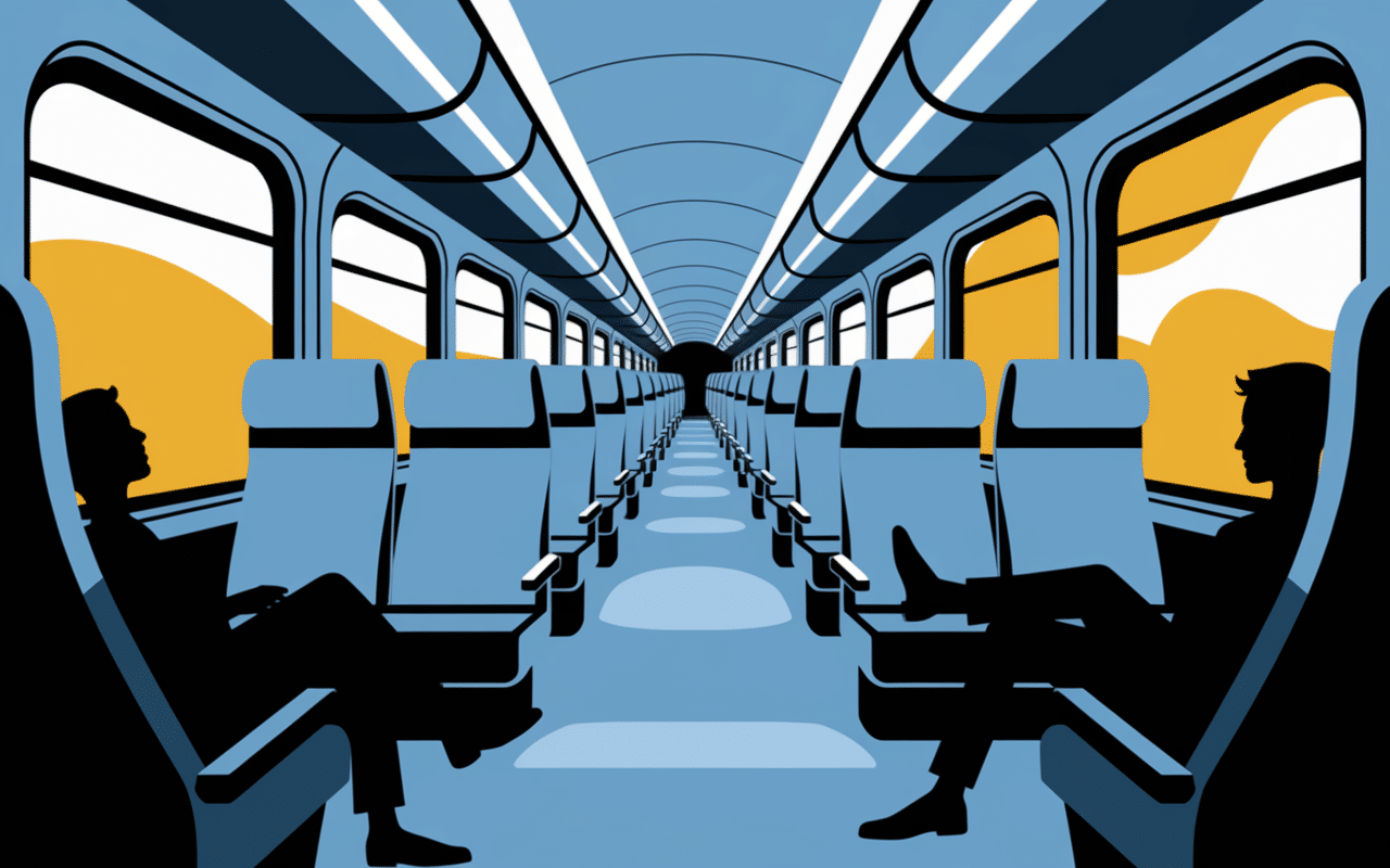 Intérieur autocar moderne et relaxant