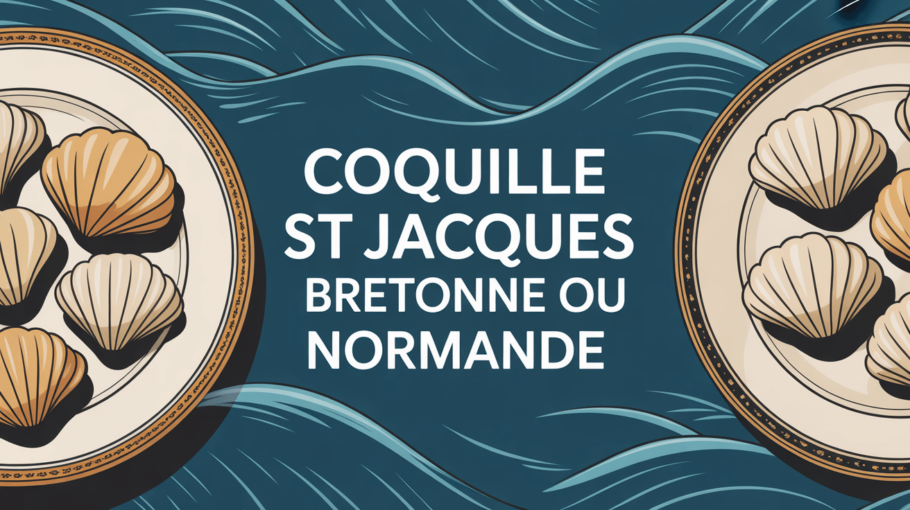 Deux assiettes coquilles St Jacques beurre blanc et crème