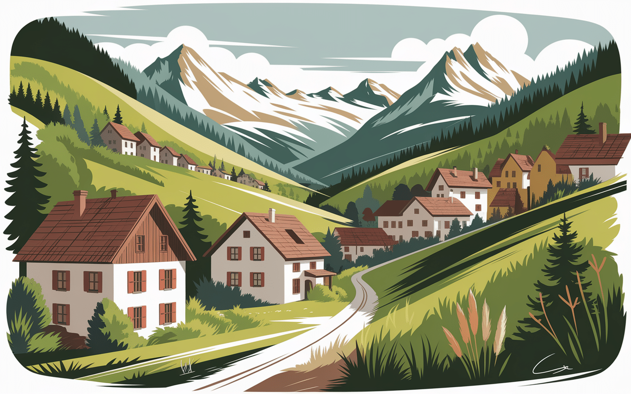 Village pittoresque de Jongieux