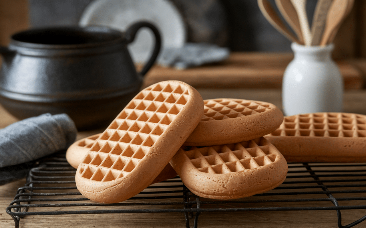 Gaufres traditionnelles recette chicchew.fr sur grille