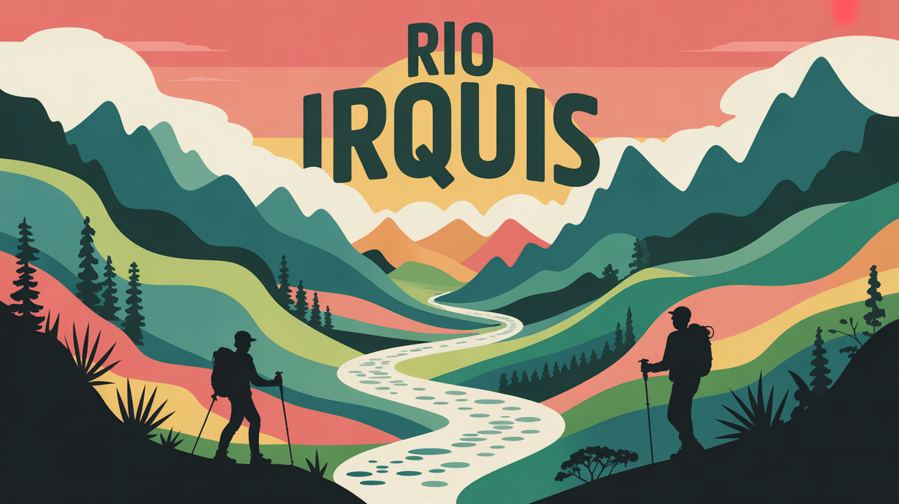 Vue paisible du Río Irquis