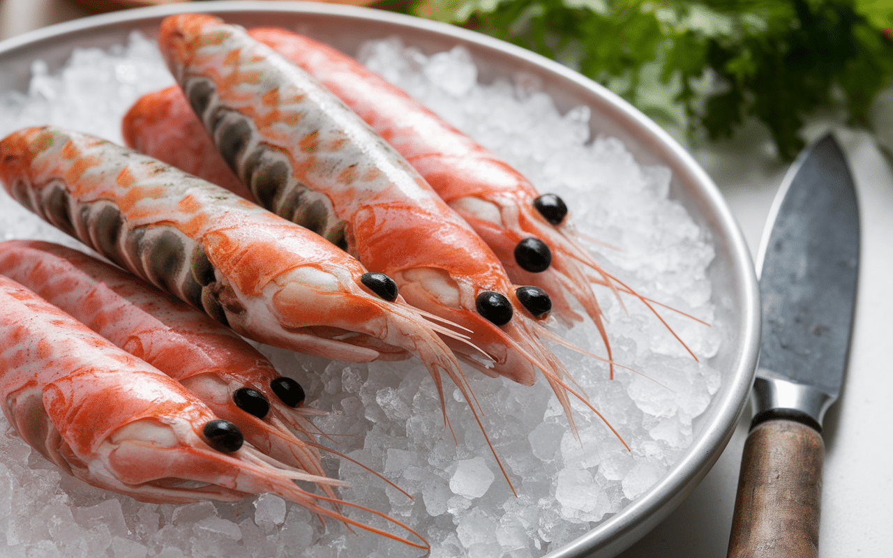 Gambas fraîches marché recette espagnole