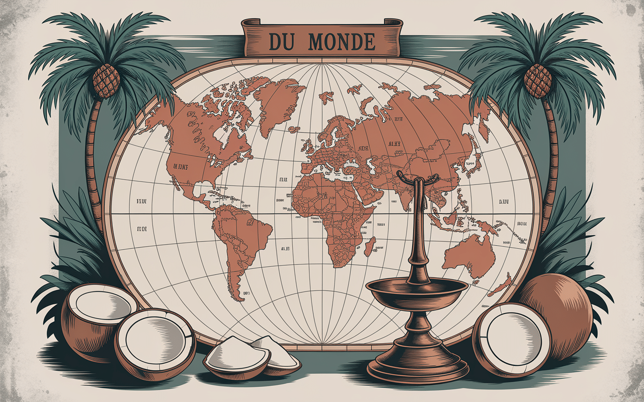 Illustration sur les origines et histoire différence entre congolais et rocher coco