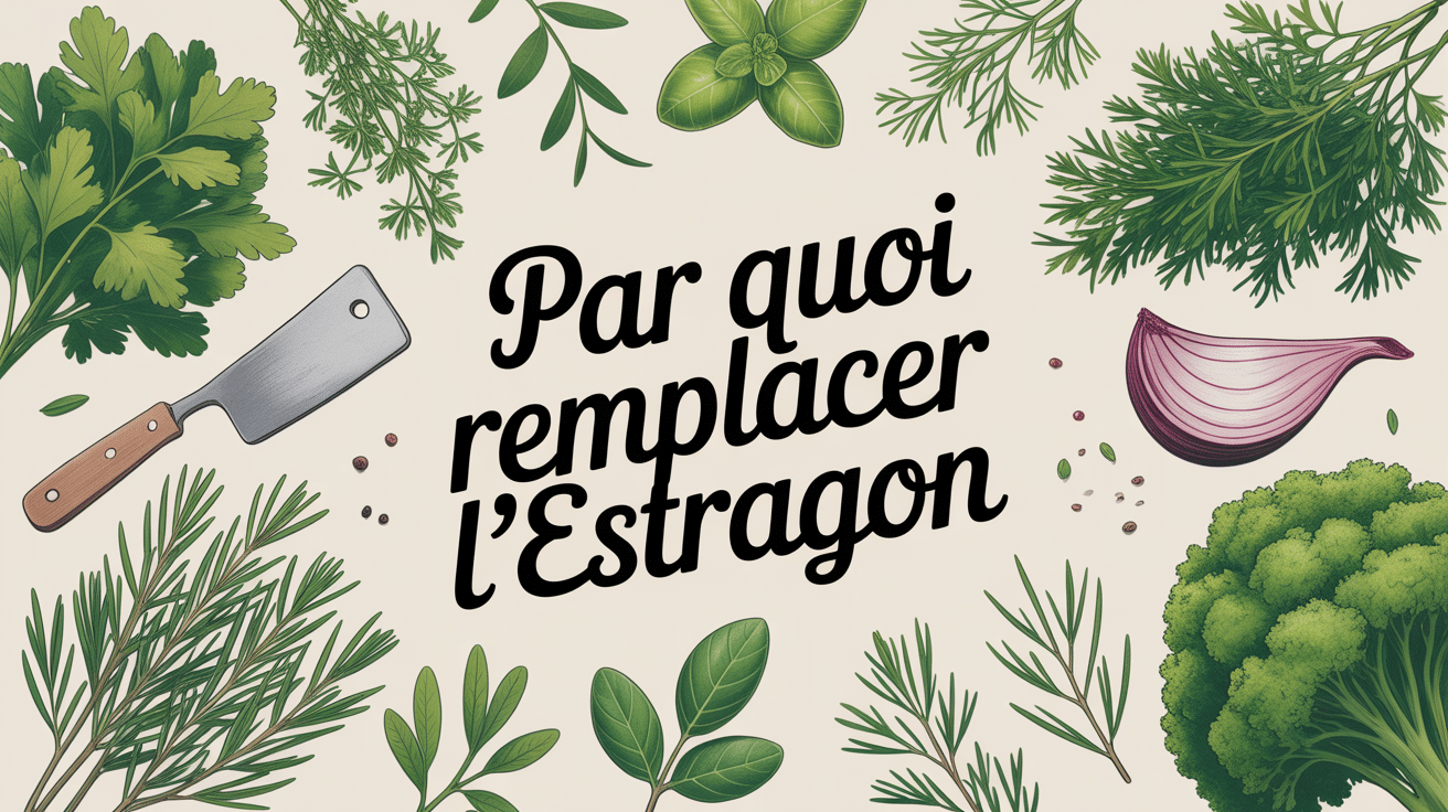 Par quoi remplacer l estragon illustration herbes aromatiques