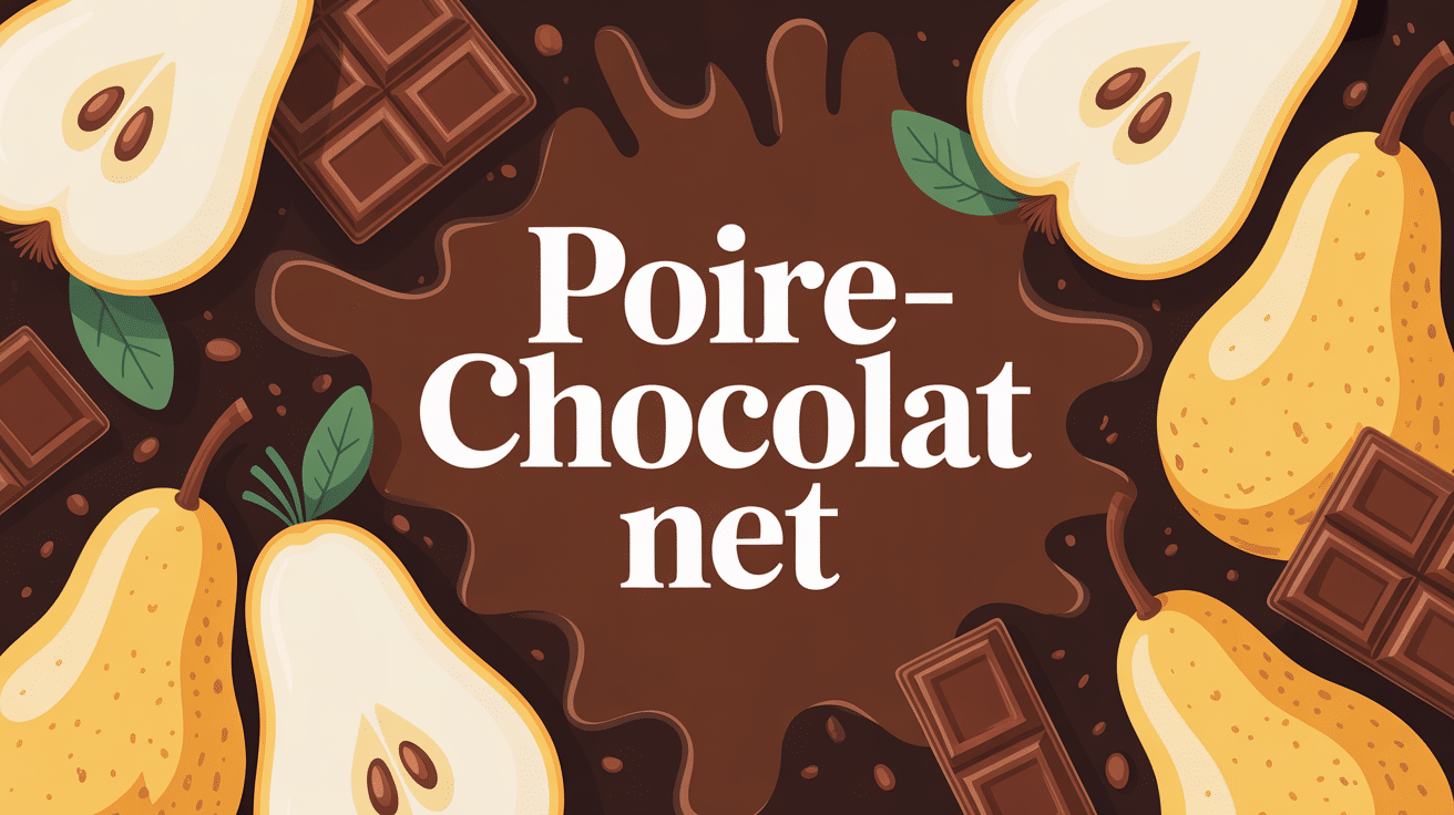 dessert poire chocolat poirechocolat net élégant