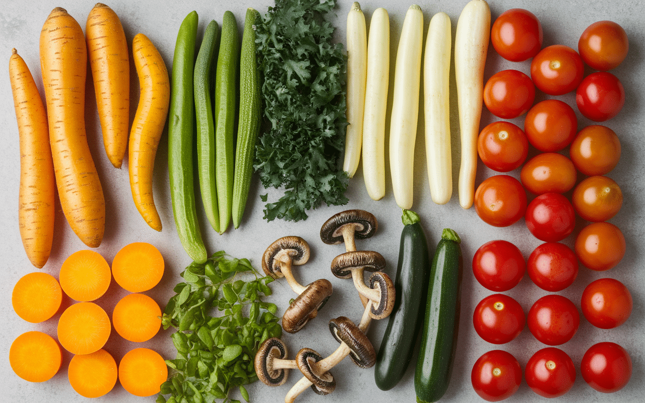 Accompagnement filet mignon légumes colorés