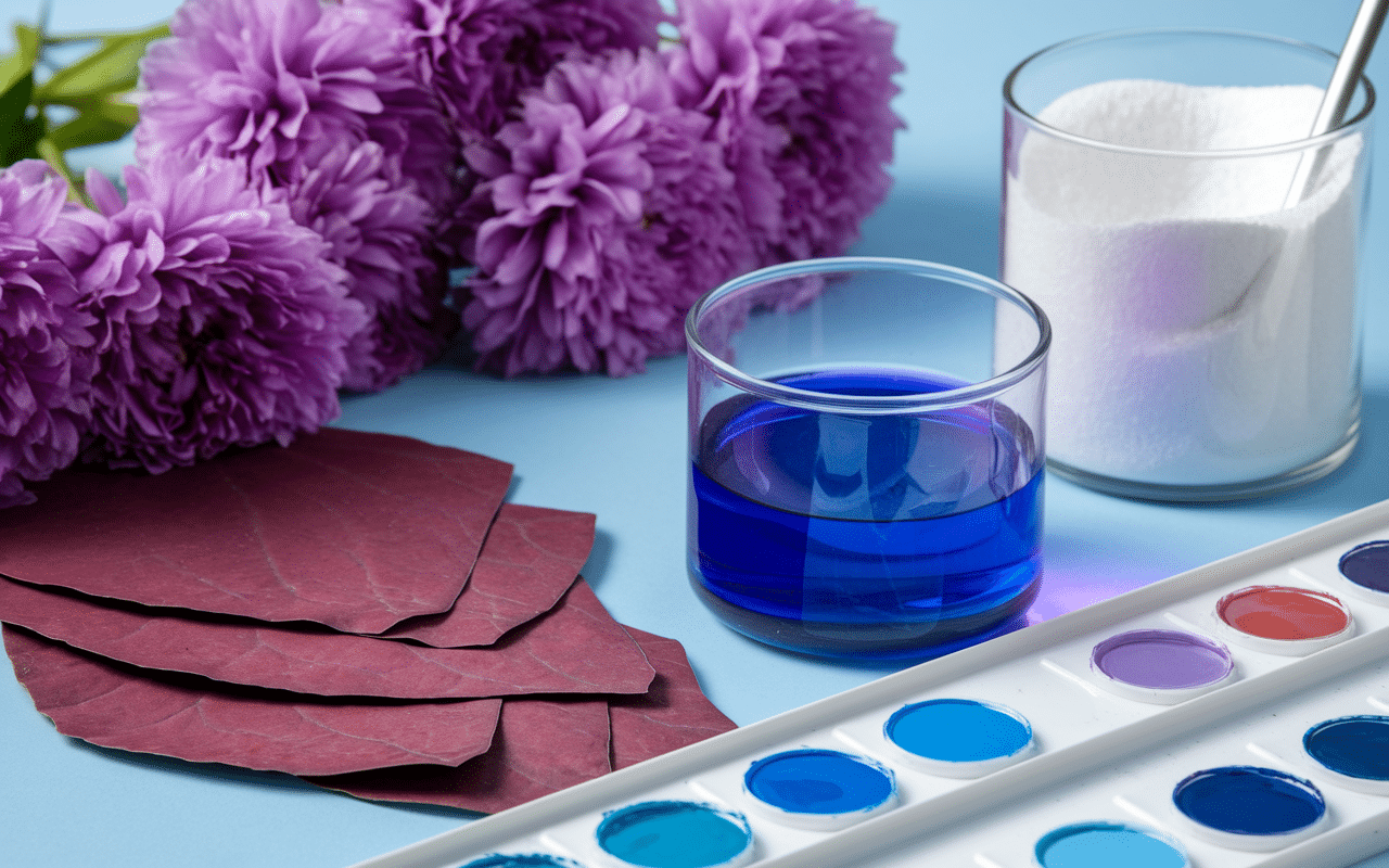 comment faire du bleue extrait chou rouge science