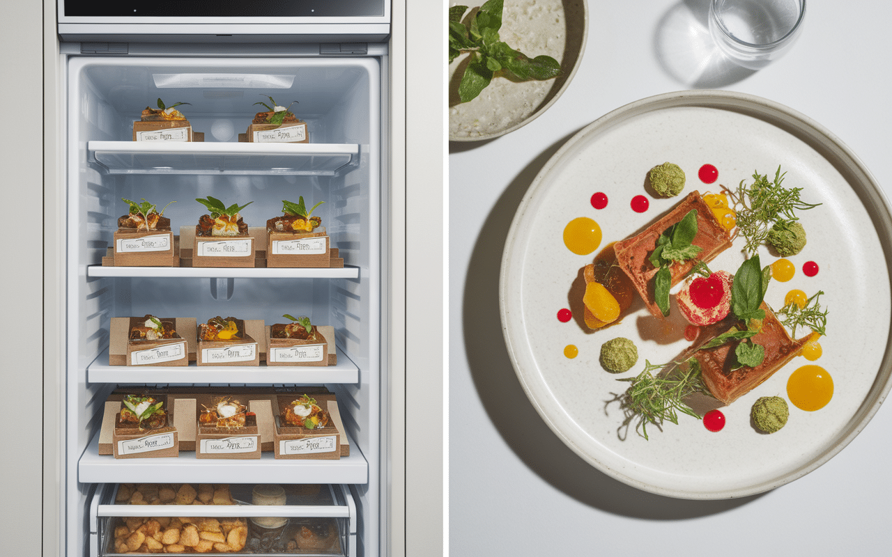 Amuse-gueule froid à faire la veille conservation présentation