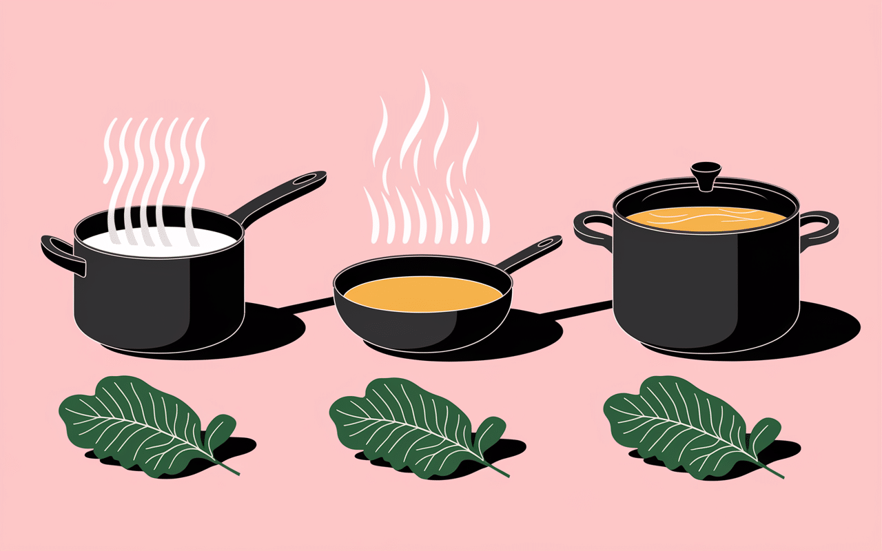 Cuisson epinard frais trois méthodes cuisson