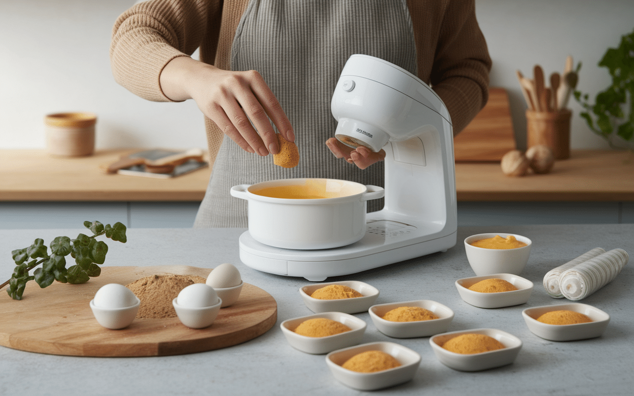 préparation financiers thermomix ingrédients robot
