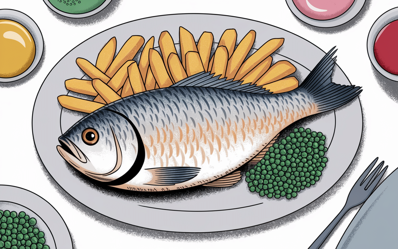 fish and chips spitalfields poisson croustillant frites pois