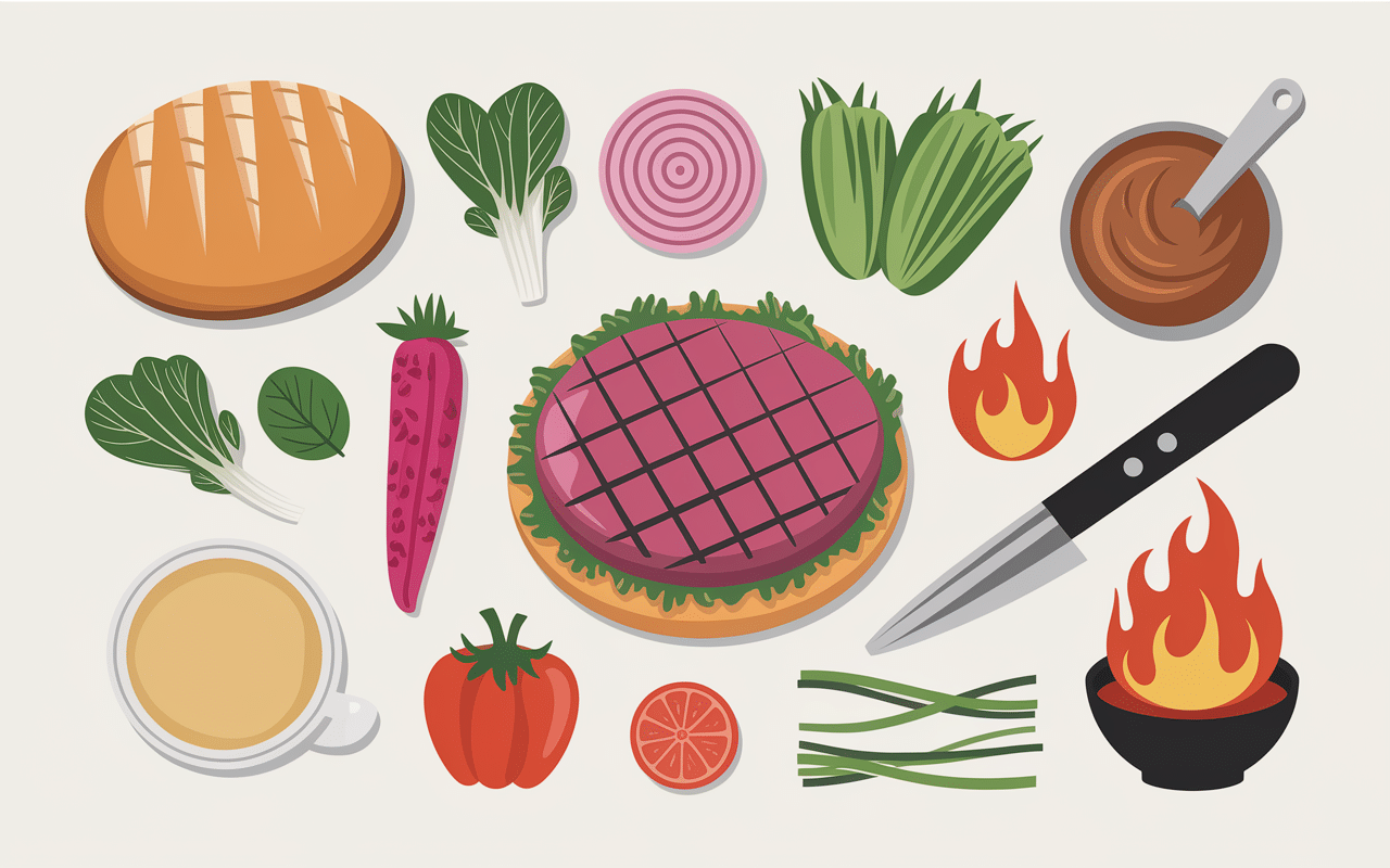 Ingrédients principaux du whopper en détail