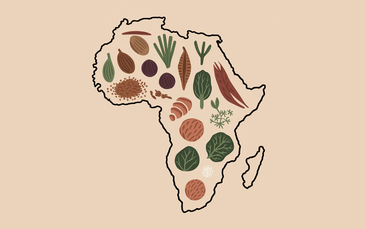 carte Afrique Ouest ingrédients mafé poulet