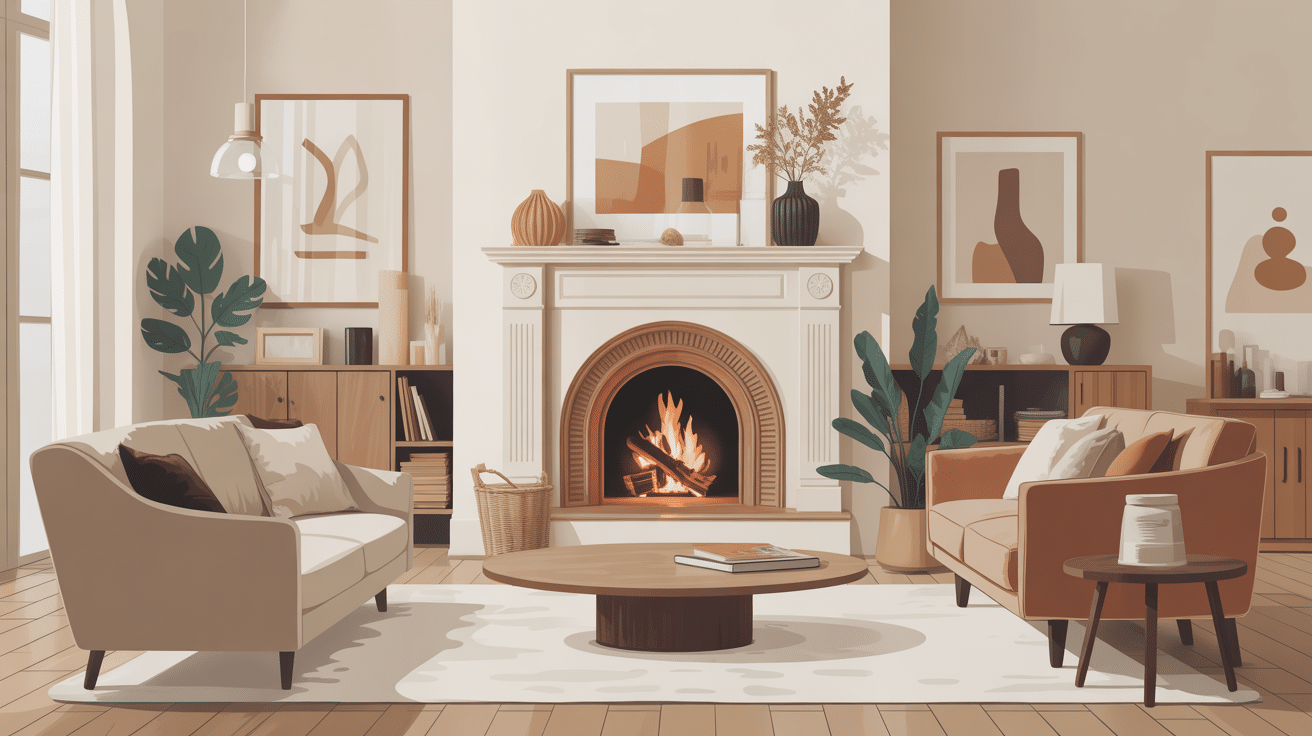 avant après idées pour relooker cheminée rustique illustration cheminée moderne