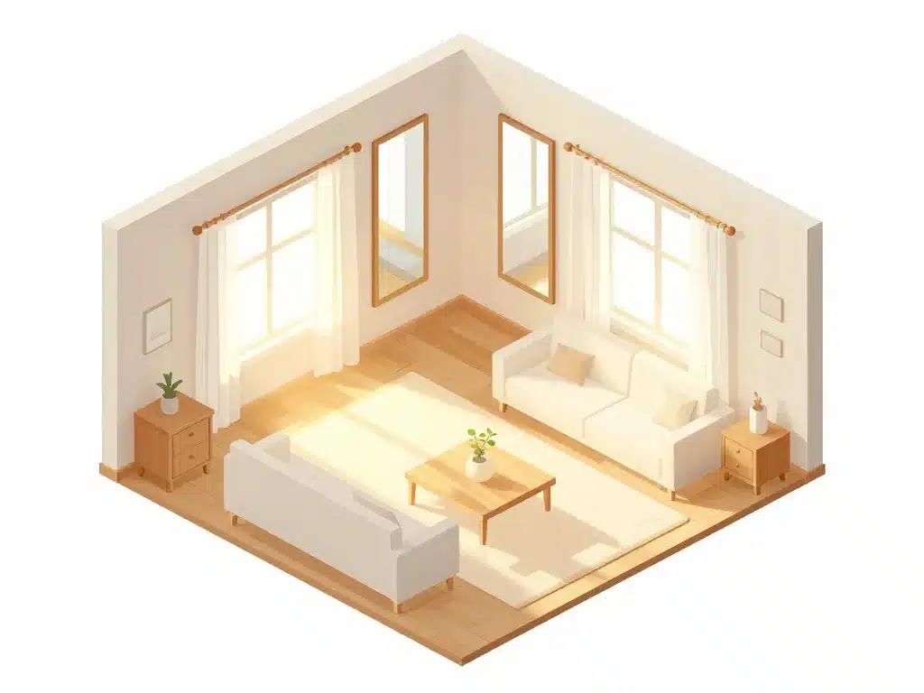 Plan aménagement lumineux exposition nord ouest