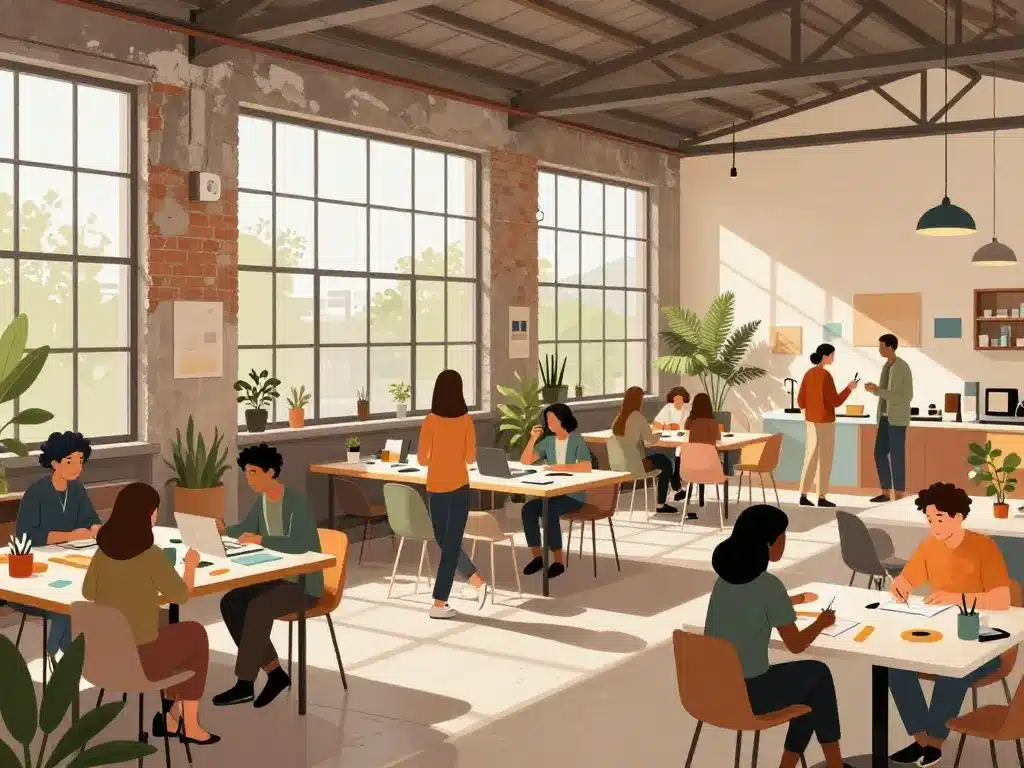 vue générale activités la fabrique à cavaillon