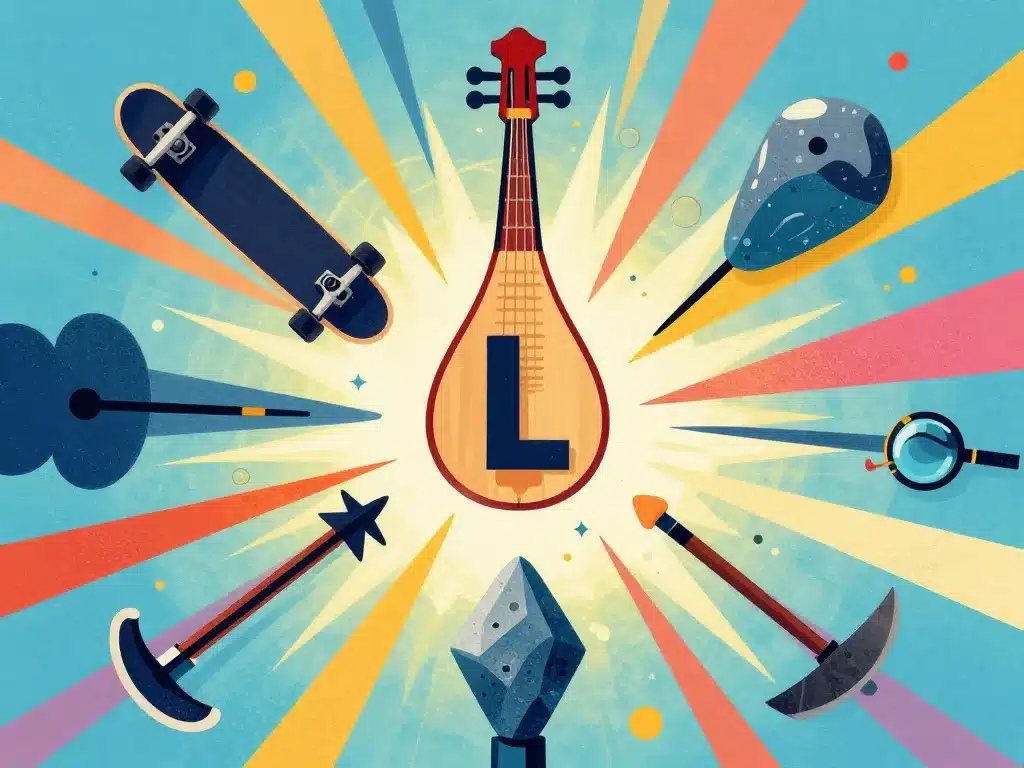 illustration objets en l rares originaux