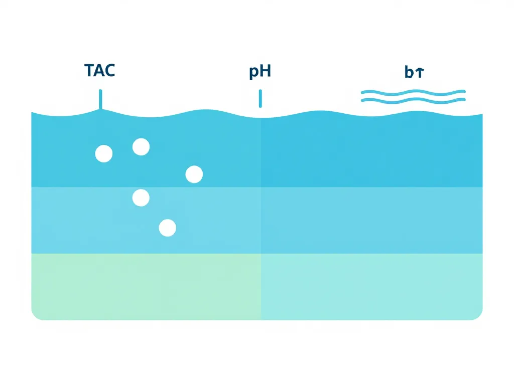 Diagramme rôle piscine et bicarbonate de soude