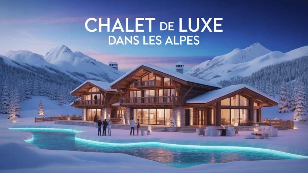 chalet luxe alpes le collectionist moderne vue montagnes