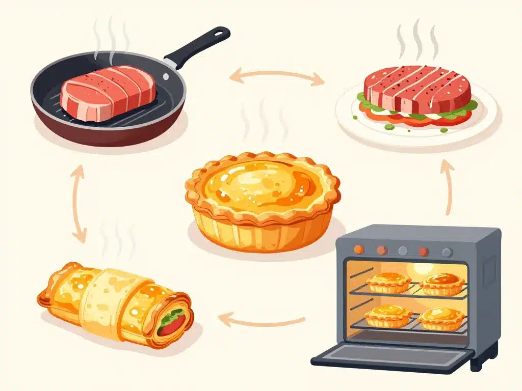 diagramme étapes filet mignon en croute moelleux