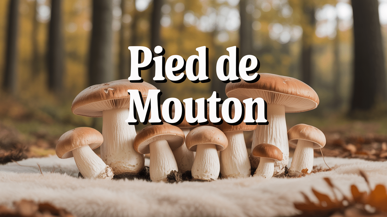 illustration pied de mouton forêt automnale