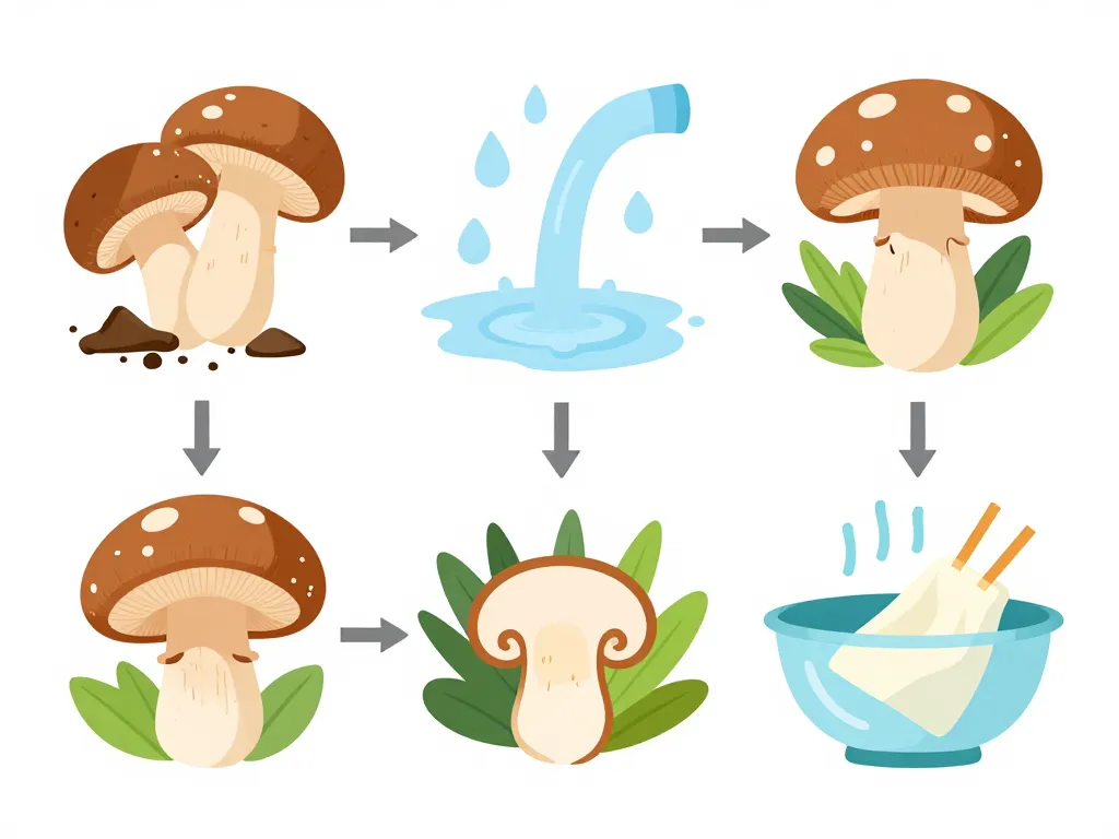 étapes nettoyage pied de mouton frais cuisine