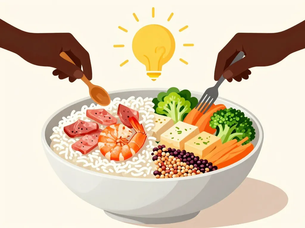 riz cantonais personnalisé légumes tofu grains