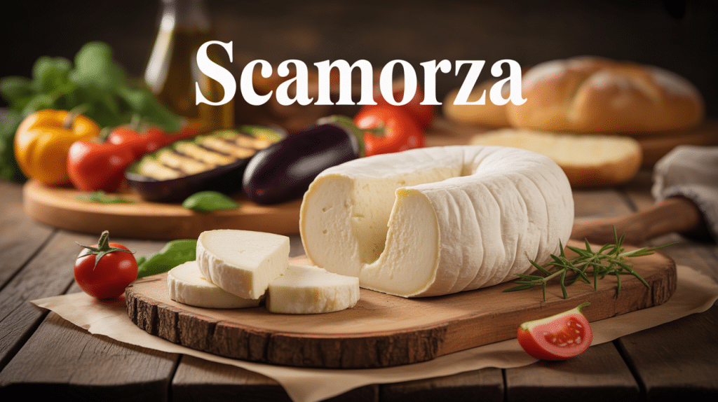 scamorza fromage italien ambiance culinaire méditerranéenne