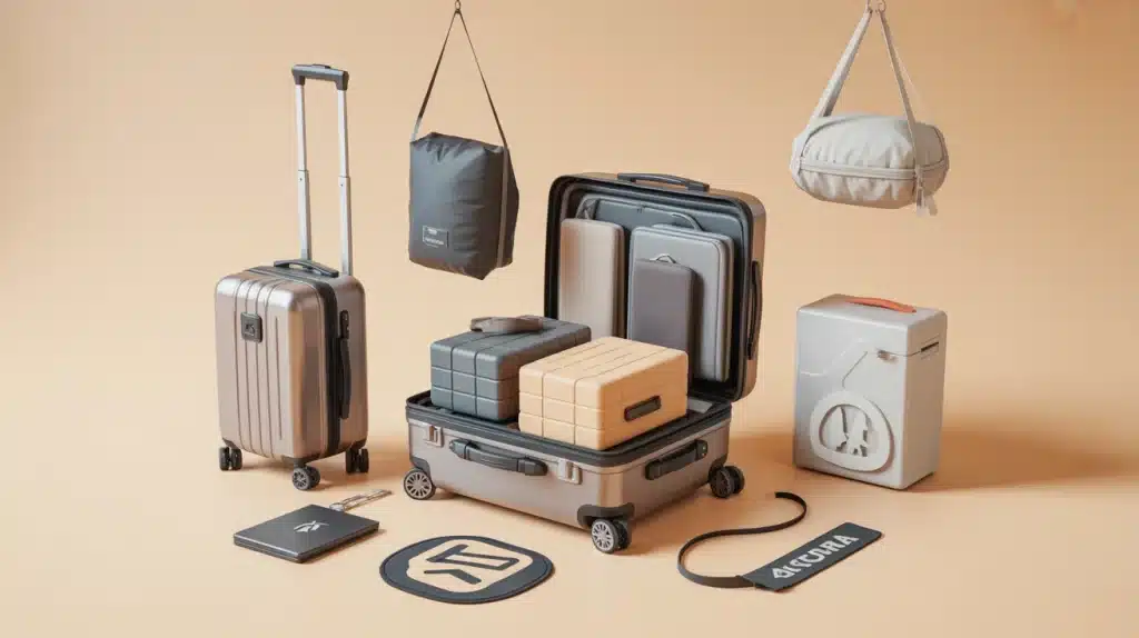 Accessoires de voyage pour organiser une valise