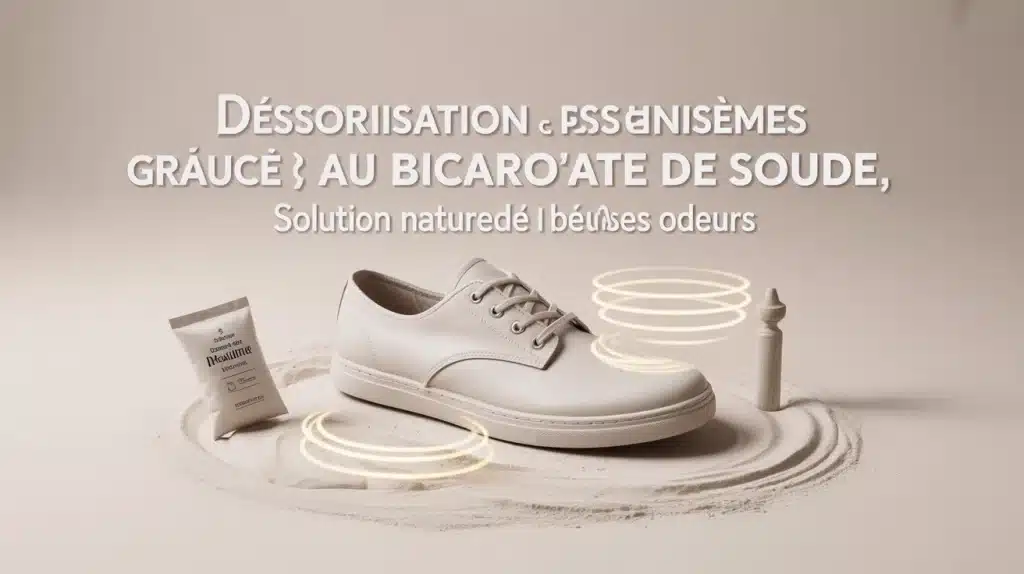 Bicarbonate de soude pour chaussures : neutralise les mauvaises odeurs