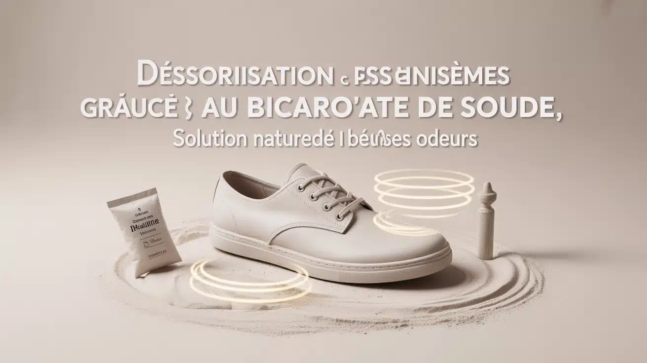 Bicarbonate de soude pour chaussures : neutralise les mauvaises odeurs