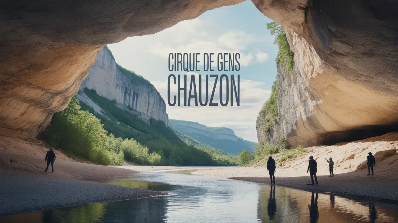 Cirque de Gens Chauzon falaises et rivière