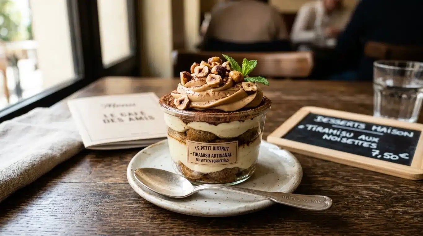 Tiramisu revisité à la crème de noisettes El Mordjene