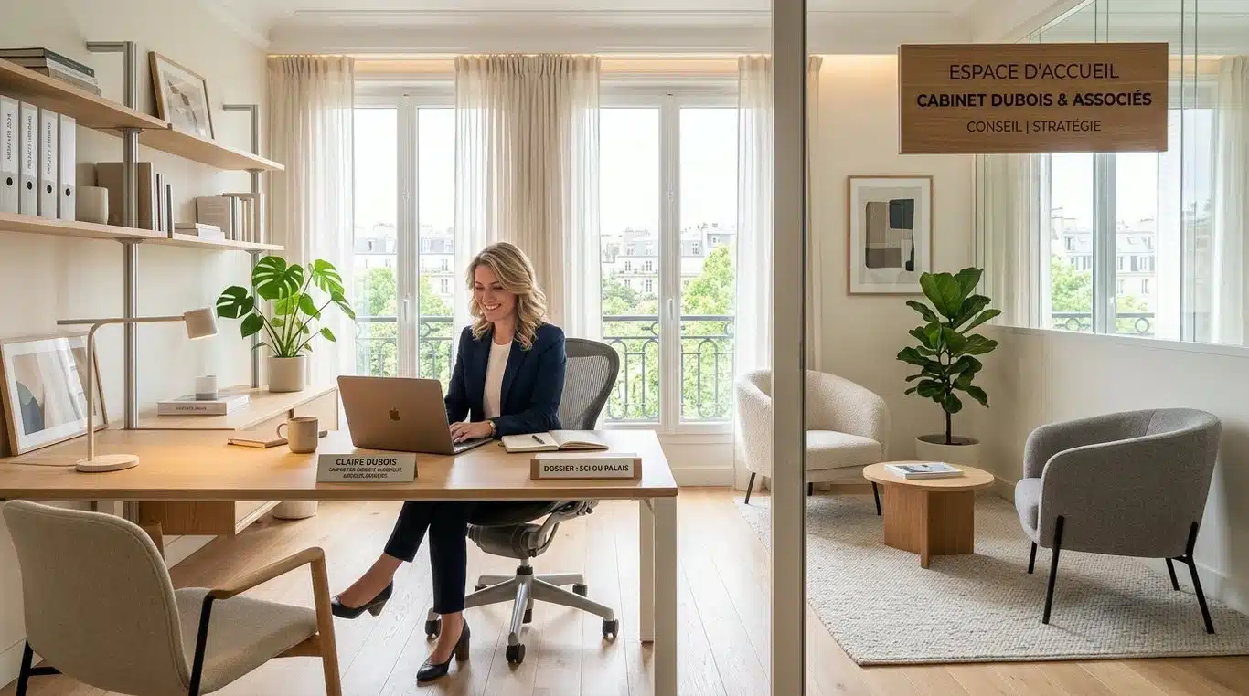Aménagement moderne et professionnel d'un cabinet libéral