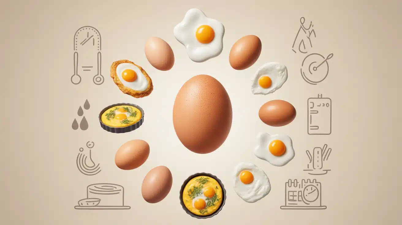 Œufs transformés sans gaspiller en cuisine