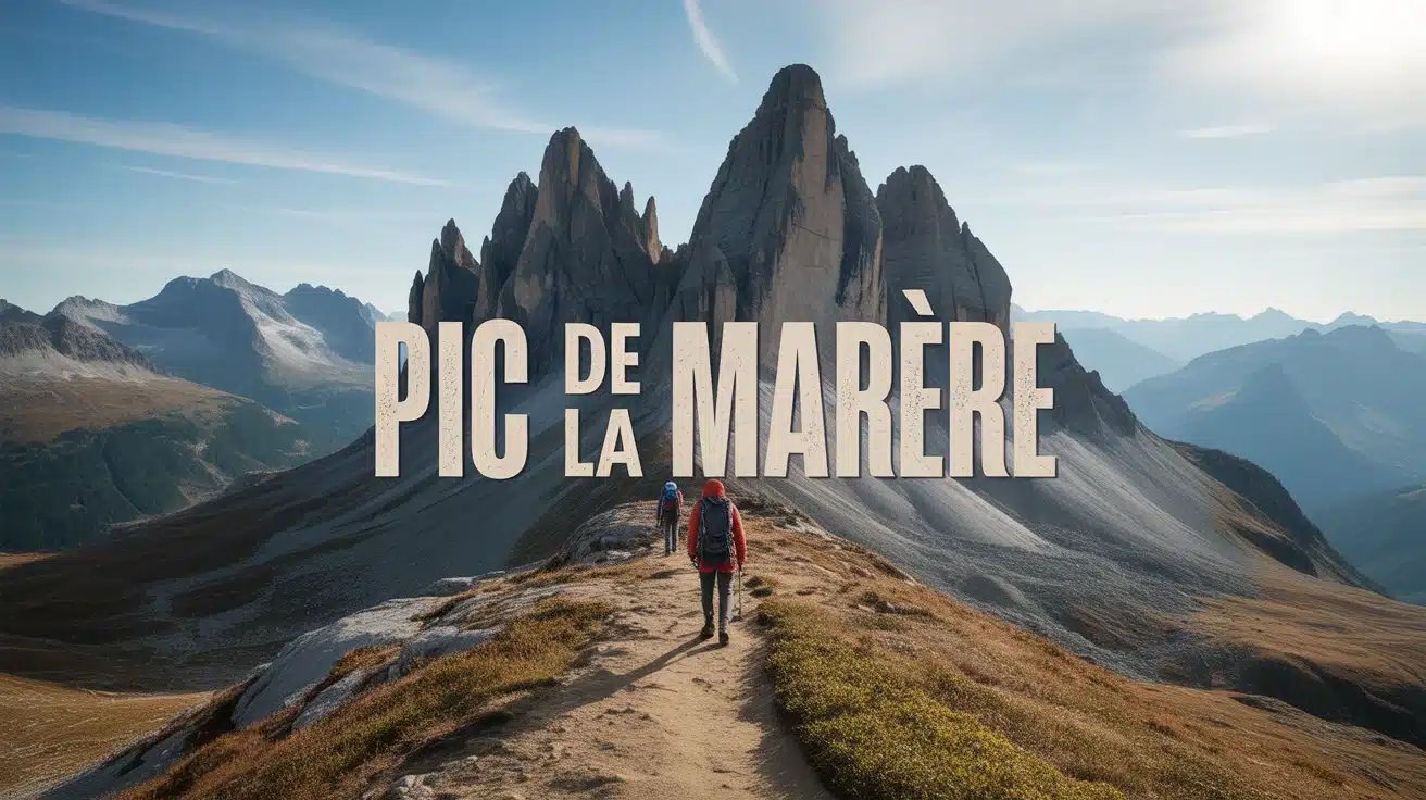 Illustration Pic de la Marère sommet rocheux et herbeux
