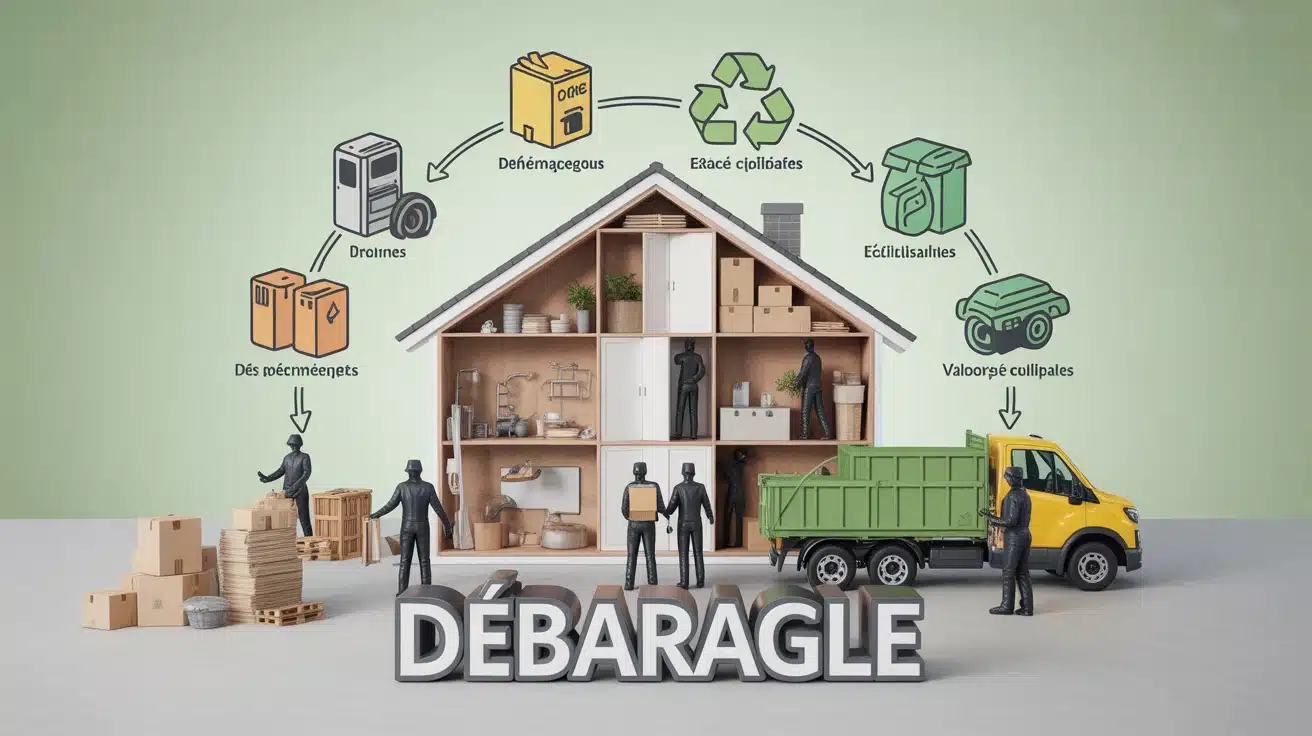 débarras professionnel en logement pour débarrassage