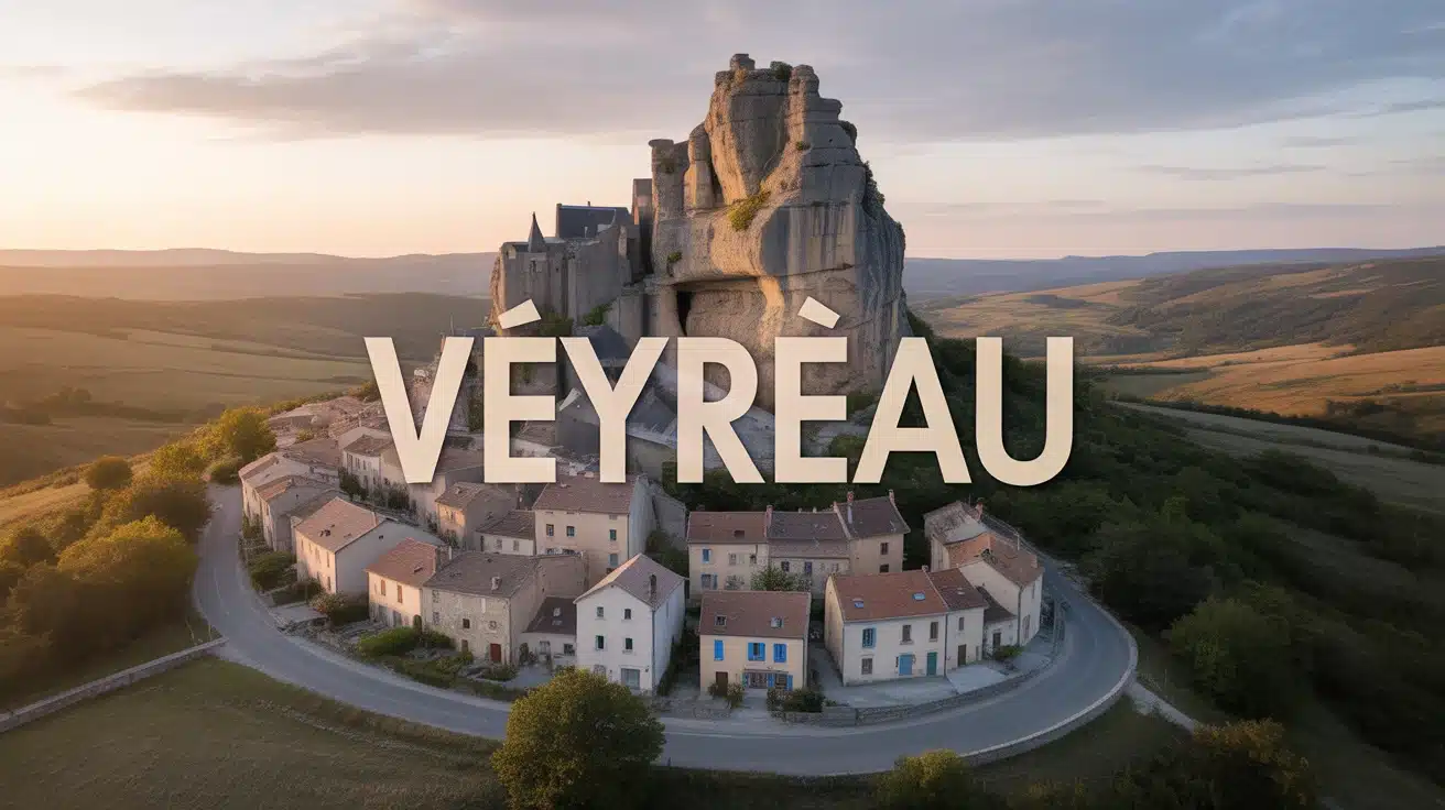 Village de Veyreau sur le Causse Noir en pierre calcaire