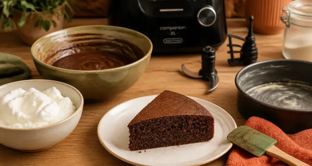 Meilleur gâteau au companion chocolat moelleux, blancs en neige