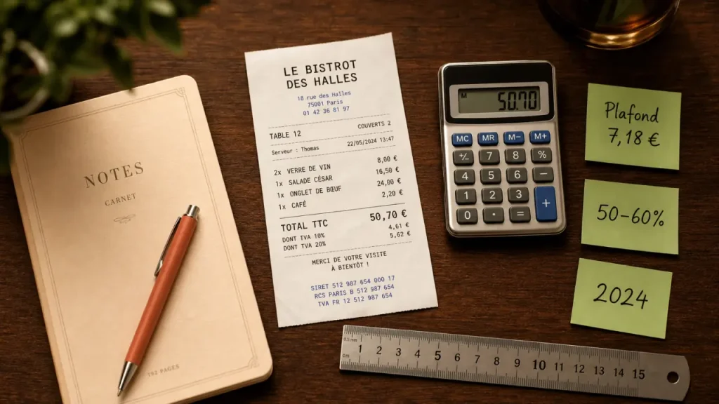 Valeur ticket restaurant 2024 : exonération 7,18 € pour l’employeur