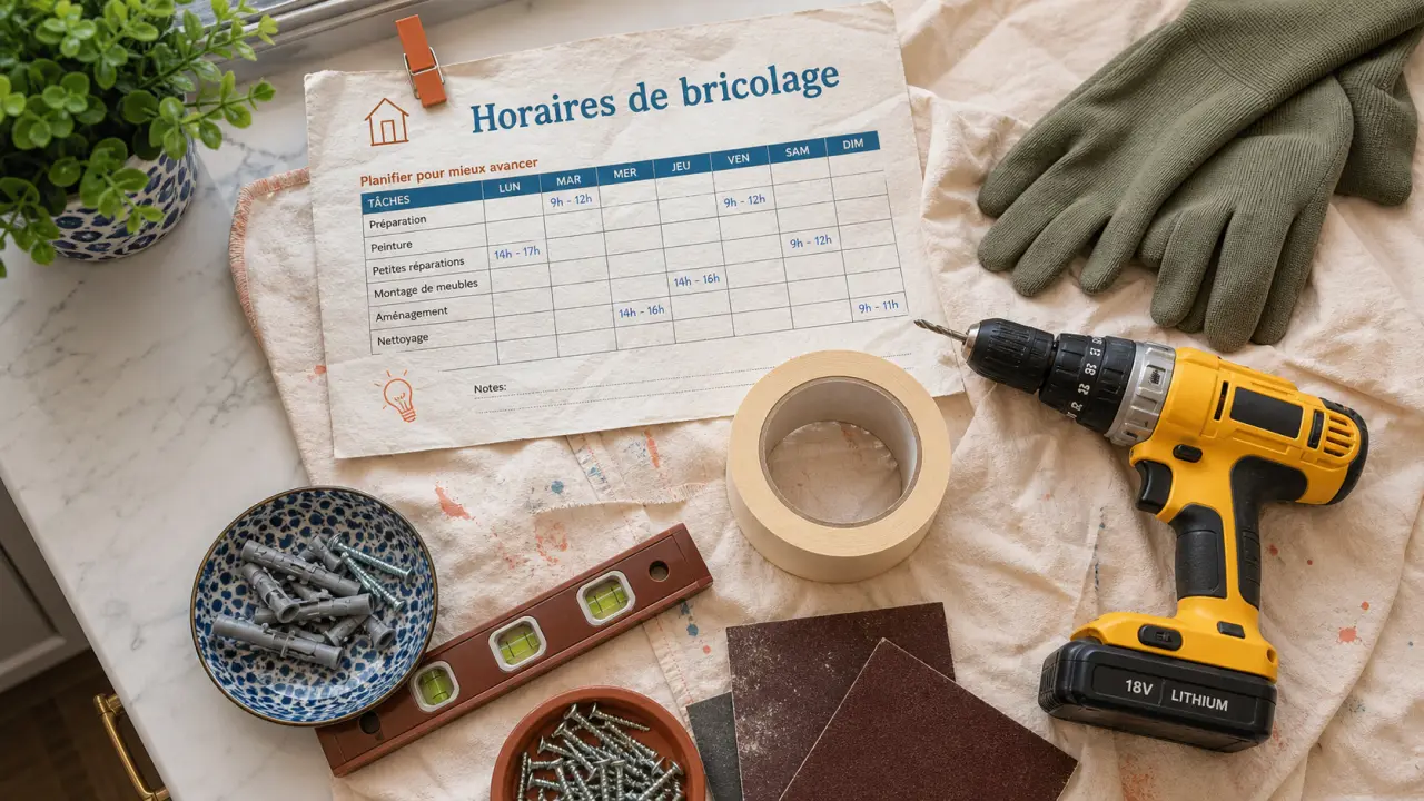 Bricolage dans la maison : horaires, copropriété et bons réflexes pour ne pas déranger les voisins