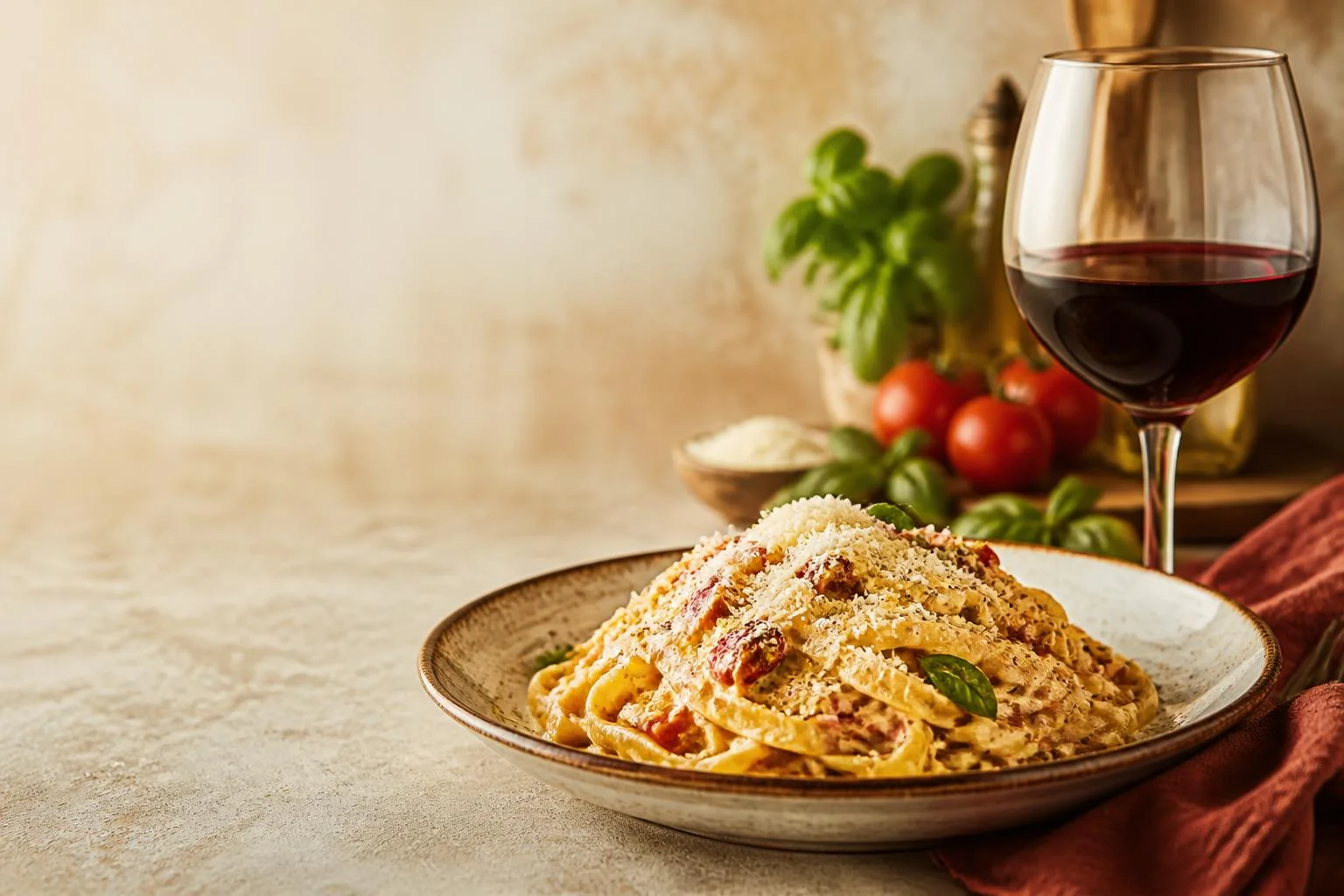 Accorder les vins de caractère aux plats italiens