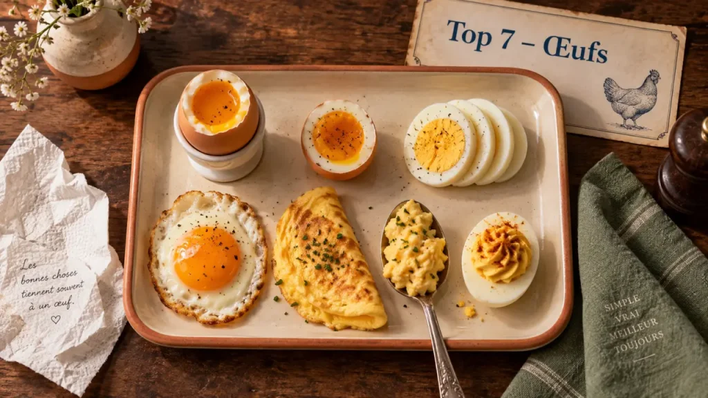 facon de faire les oeuf top 7 : 7 préparations d’œufs