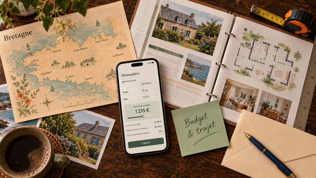 Reussir son achat immobilier bretagne : budget et trajet